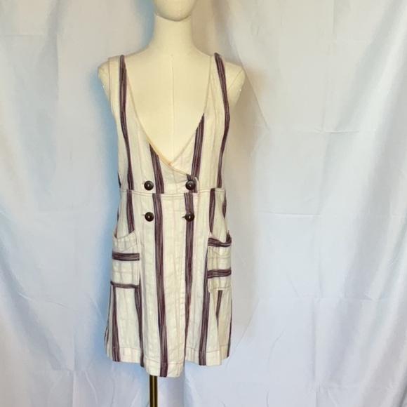 Free People striped cotton jumper size 6 - Picture 5 of 6